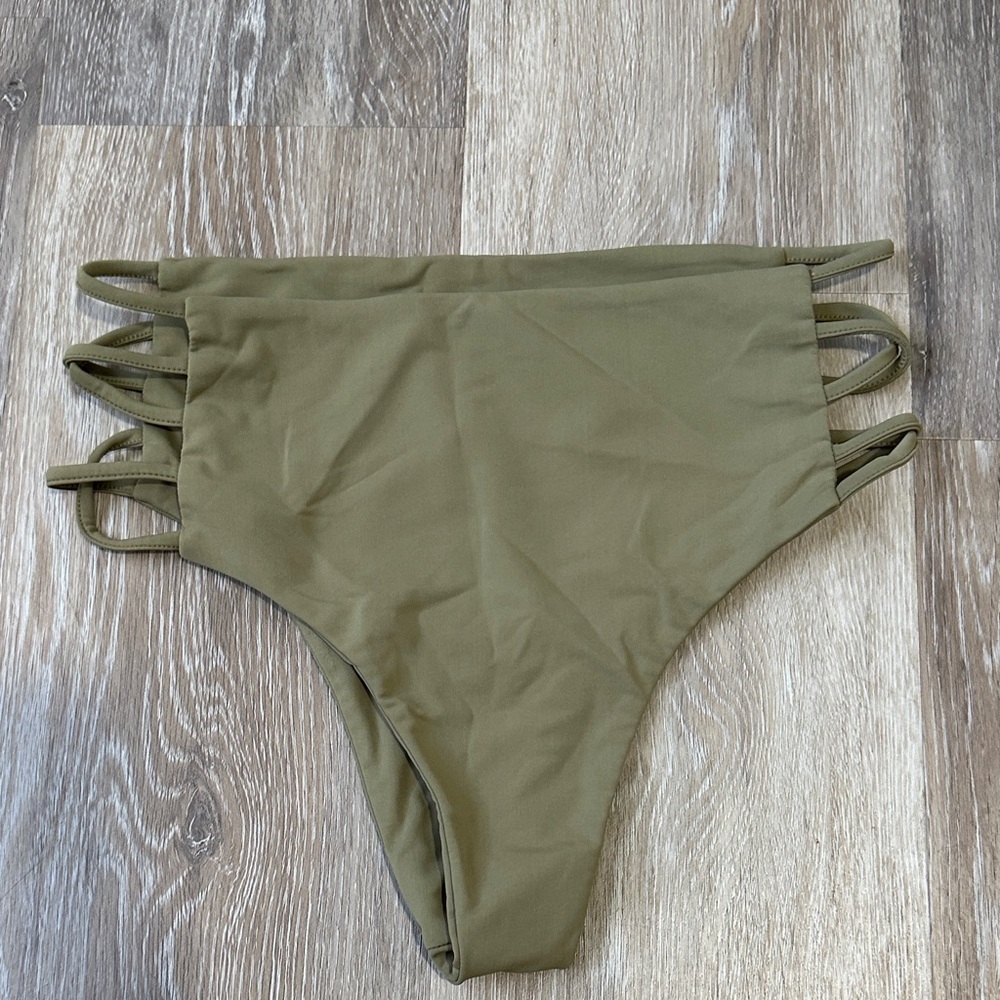 Olive Green Women's Swim Bottom